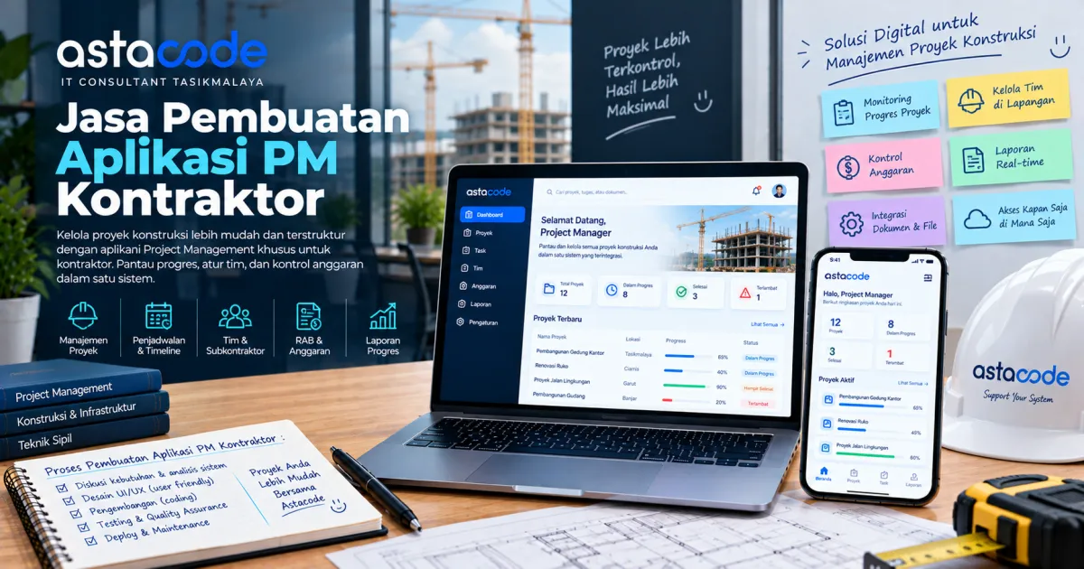 Jasa Pembuatan Aplikasi PM Kontraktor