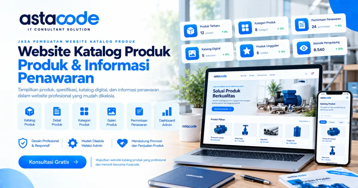 Jasa Pembuatan Website Katalog Produk untuk Produk & Informasi Penawaran