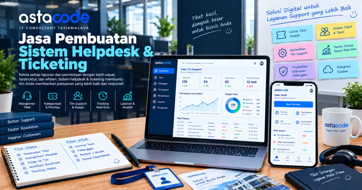 Jasa Pembuatan Sistem Helpdesk & Ticketing